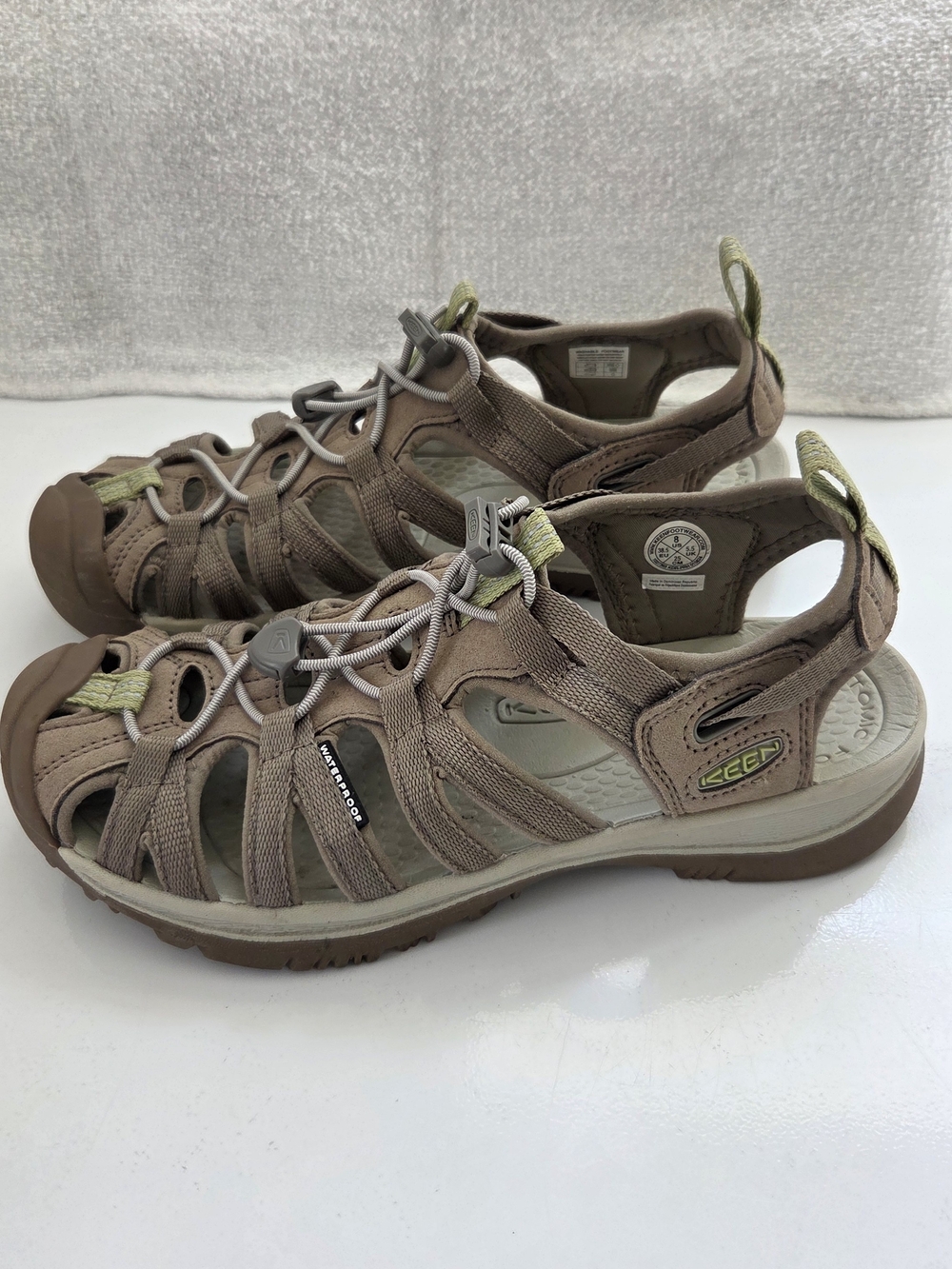 KEEN Womens Waterproof Sport Sandals in Taupe